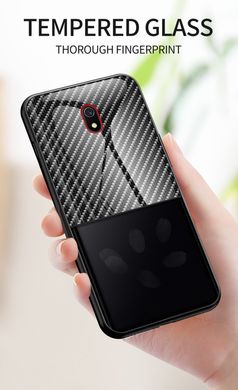 TPU+Glass чехол Twist для Xiaomi Redmi 8a - Black