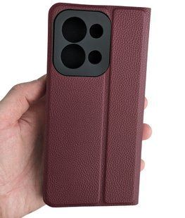 Чохол-книжка JR Elegant для Xiaomi Redmi 15C - Dark Red