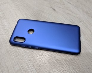 Пластиковый Soft-Touch чехол для Xiaomi Redmi Note 6 Pro - Blue