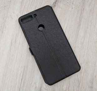 Чехол (книжка) с окошком для Huawei Y7 2018 / Y7 Prime 2018 / Honor 7C Pro - Black