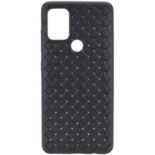 PU чехол-накладка Hybrid Weaving series для Samsung Galaxy M31 - Black