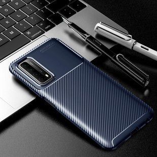 Чехол Premium Carbon для Huawei P Smart 2021 - Dark Blue