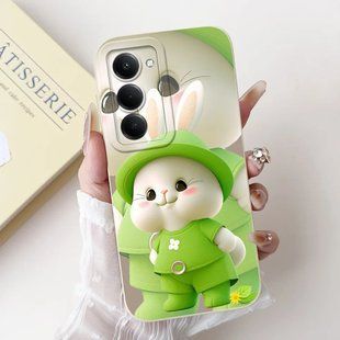 Силіконовий (TPU) чохол із малюнком для Xiaomi Redmi 15 - Зелений