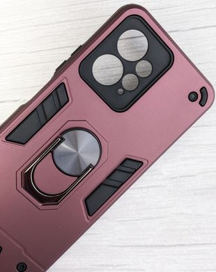 Удароміцний чохол Transformer Ring для Xiaomi Redmi Note 12 - Dark Red