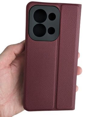 Чехол-книжка JR Elegant для Xiaomi Redmi 15C - Dark Red