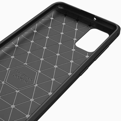 Силіконовий (TPU) чохол для Samsung Galaxy A03s - Black Carbon