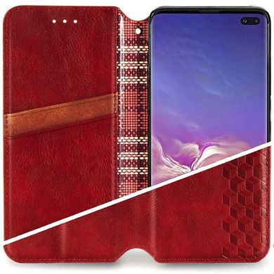 Чехол книжка GETMAN Cubic для Xiaomi Redmi 10 - Red