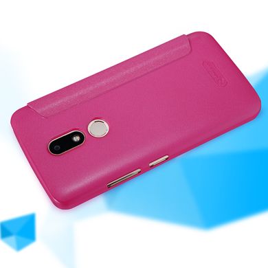 Кожаный чехол NillkinSparkle для Motorola Moto M "розовый"