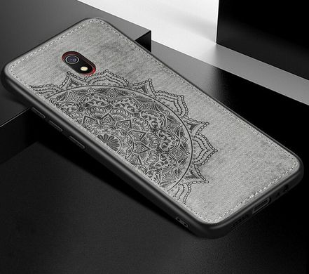Чехол с тканевой поверхностью TPU+Textile для Xiaomi Redmi 8A - Grey