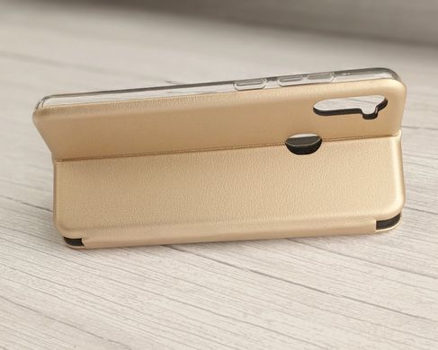 Чохол (книжка) BOSO для Samsung Galaxy M11 - Gold
