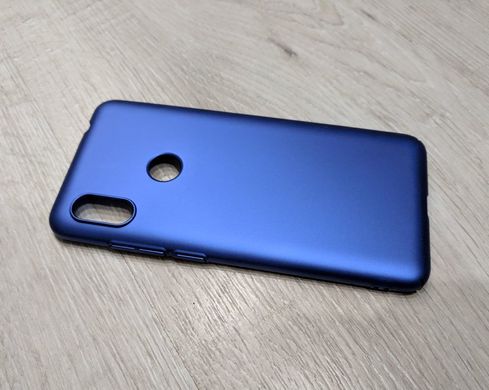 Пластиковий Soft-Touch чохол для Xiaomi Redmi Note 6 Pro - Blue