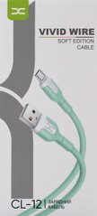 Дата кабель DC Vivid USB to MicroUSB 2A - Green