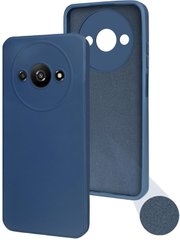 Захисний чохол Hybrid Premium Silicone Case для Xiaomi Redmi A3 - Navy Blue