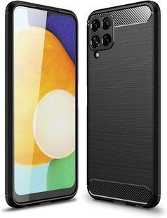 Защитный чехол Hybrid Carbon для Samsung Galaxy M32 - Black