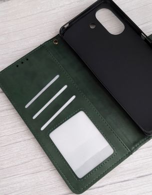 Чохол-книжка Getman Gallant для Xiaomi Redmi 13C - Dark Green