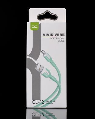 Дата кабель DC Vivid USB to MicroUSB 2A - Green