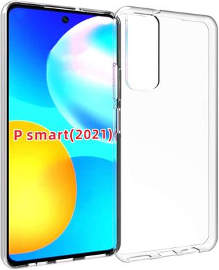 Прозрачный силиконовый чехол для Huawei P Smart 2021