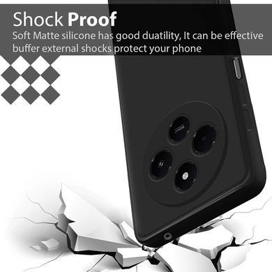 Чохол Hybrid Premium Silicone Case для Xiaomi Redmi 14C - Black