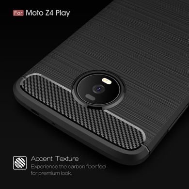 Защитный чехол Hybrid Carbon для Motorola Moto Z4 Play