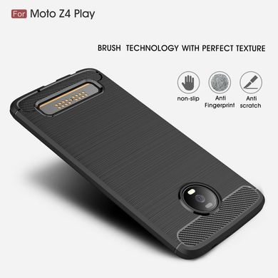 Защитный чехол Hybrid Carbon для Motorola Moto Z4 Play