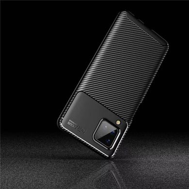 Защитный чехол Hybrid Premium Carbon для Samsung Galaxy M22 - Black