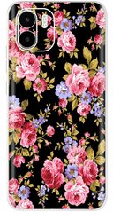 Чехол с рисунком для Xiaomi Redmi A1 - Темные цветы