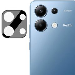 Гнучке захисне скло на камеру для Xiaomi Redmi Note 13 - Black