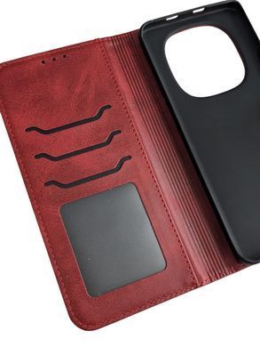 Чохол-книжка JR Original для Xiaomi Redmi Note 15 - Dark Red