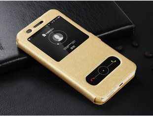 Чохол-книжка з віконцем для Huawei Y6p - Gold