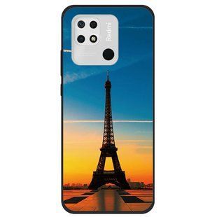 Силиконовый чехол с рисунком для Xiaomi Redmi 10C - Париж