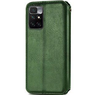 Чехол книжка GETMAN Cubic для Xiaomi Redmi 10 - Green