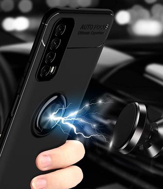 Чехол Hybrid Magnetic Ring для Huawei P Smart 2021 - Black