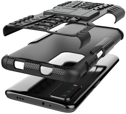 Противоударный чехол для Xiaomi Poco M3 / Redmi 9T / Redmi Note 9 4G - Black