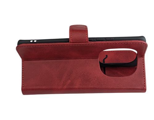 Чохол-книжка JR Original для Xiaomi Redmi Note 15 - Dark Red