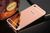 Металевий чохол для Lenovo S90 Sisley "рожевий дзеркальний"