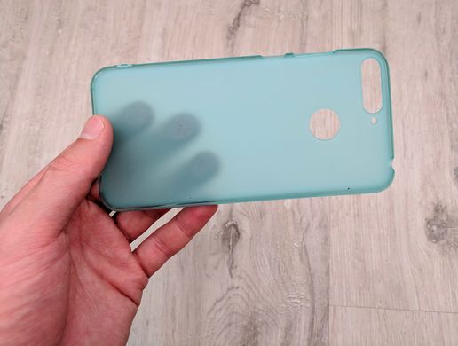 Матовый TPU чехол для Huawei Y6 Prime (2018) - Blue
