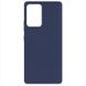 Чехол Premium Silicone Cover для Samsung Galaxy A52 - Dark Blue (33701). Фото 1 из 11