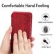 Чехол-книжка Getman Cubic Wallet для для Xiaomi Redmi 13C - Dark Red (34909). Фото 6 из 14