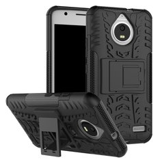 Противоударный чехол для Motorola Moto E4 "черный"