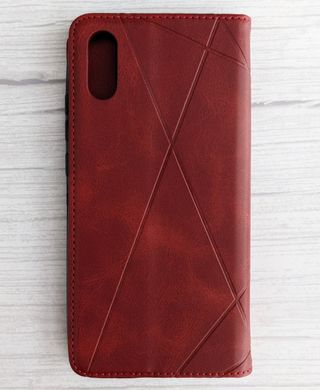 Чехол (книжка) Abstract для Xiaomi Redmi 9A - Brown