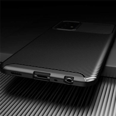 Чехол Premium Carbon для Samsung Galaxy A52 - Dark Blue