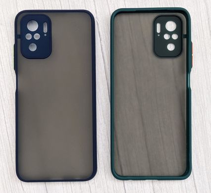 Накладка TPU Matte Case для Xiaomi Redmi Note 10 / Note 10s - Dark Green