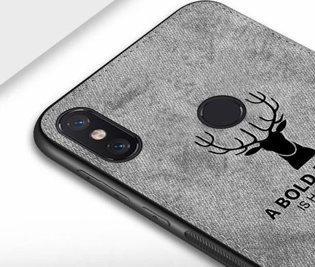 Чехол PC+Textile Deer для Huawei Y5 2019 / Honor 8S - Grey