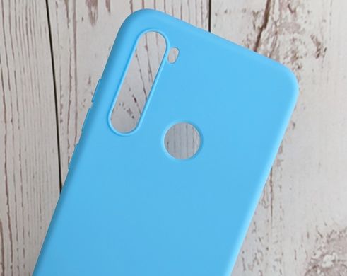 Силиконовый чехол для Xiaomi Redmi Note 8 / Note 8 (2021) - Light Blue