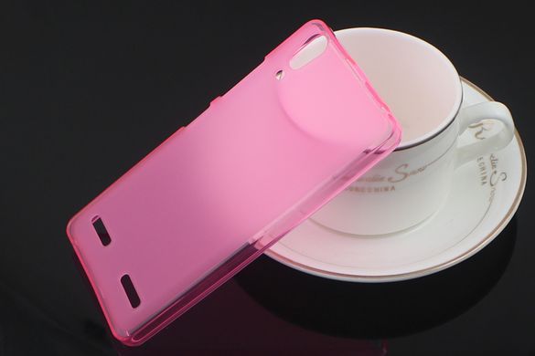 Силіконовий чохол для Lenovo A6000/A6010 "рожевий"