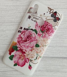 Силиконовый чехол для Huawei P Smart 2019 - Pink Print