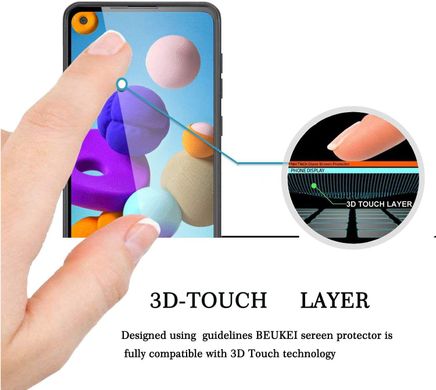Захисне скло 3D Full Cover для Samsung Galaxy A21