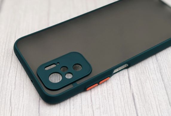 Накладка TPU Matte Case для Xiaomi Redmi Note 10 / Note 10s - Green