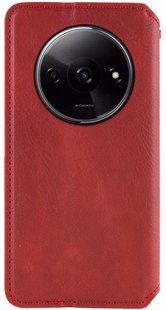 Чехол-книжка Getman Cubic Wallet для Xiaomi Redmi A3 - Navy Red