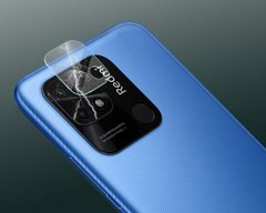 Гибкое защитное стекло на камеру для Xiaomi Redmi 10C - Clear